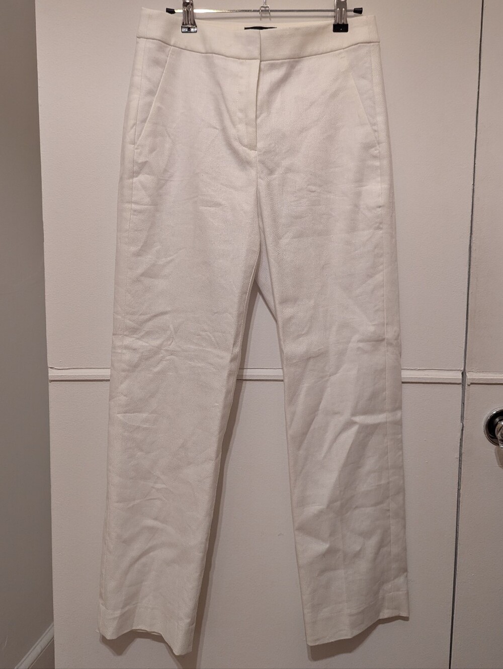 J. Crew Kate White Suit Pants